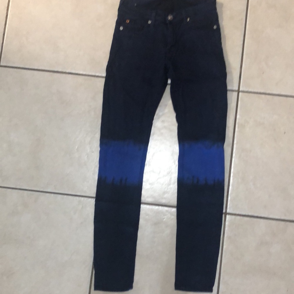 Hudson Krista Super Skinny Tie Dye Jeans 26 - Picture 3 of 12